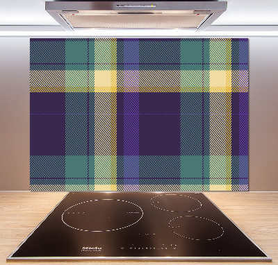 Achterwand keuken Geruite textuur
