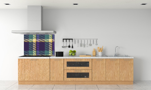 Achterwand keuken Geruite textuur