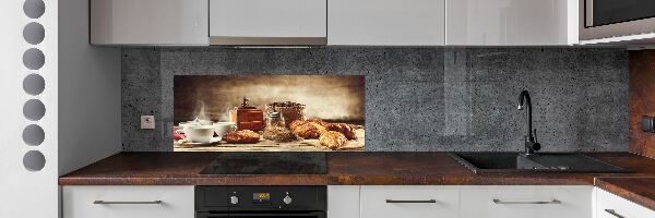 Panel między meble w kuchni Śniadanie