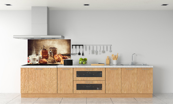 Panel między meble w kuchni Śniadanie