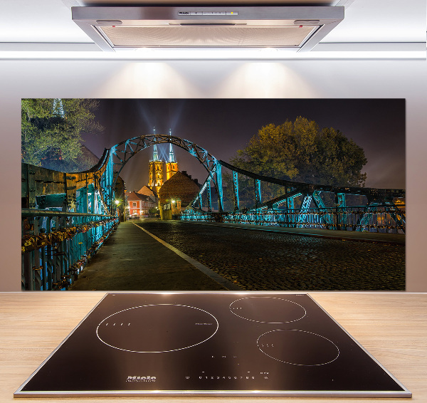 Spatscherm keuken Brug der Geliefden