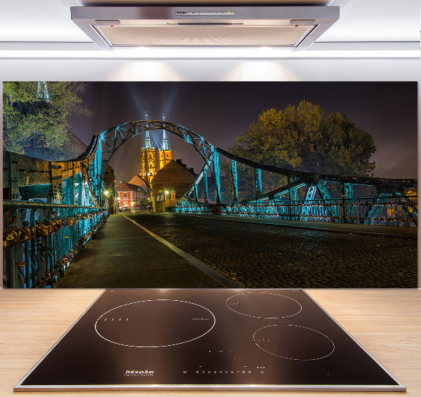 Spatscherm keuken Brug der Geliefden