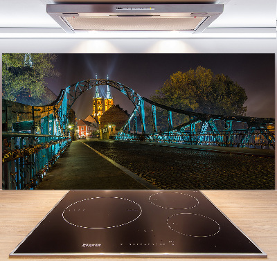 Spatscherm keuken Brug der Geliefden