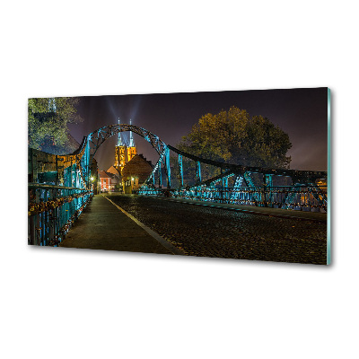 Spatscherm keuken Brug der Geliefden