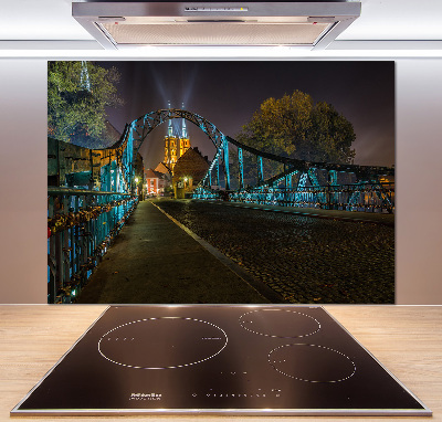 Spatscherm keuken Brug der Geliefden