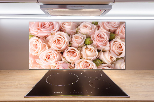 Spatplaat keuken Rozen