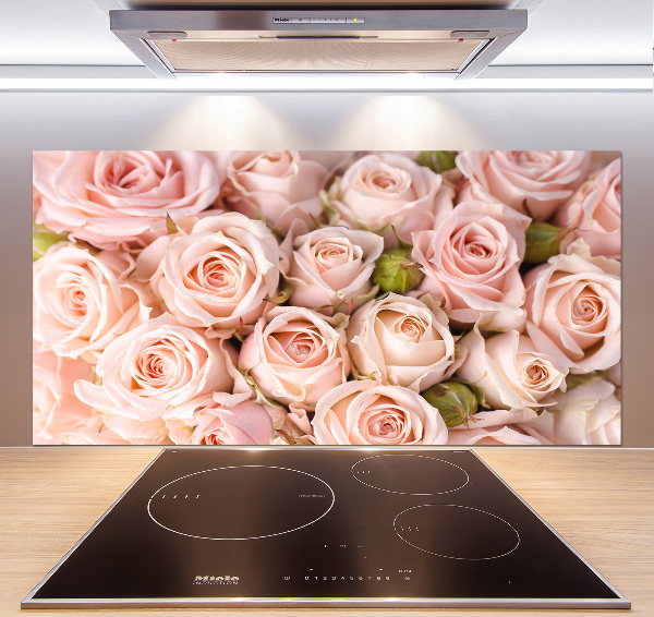 Spatplaat keuken Rozen