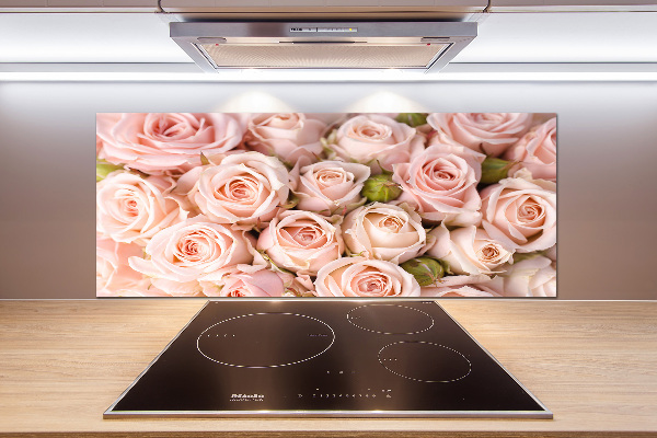 Spatplaat keuken Rozen