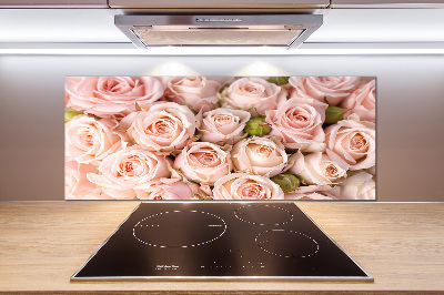 Spatplaat keuken Rozen