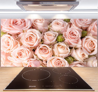 Spatplaat keuken Rozen