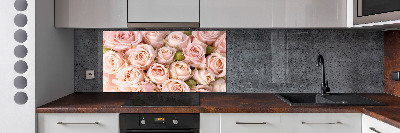 Spatplaat keuken Rozen