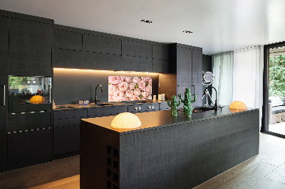 Spatplaat keuken Rozen