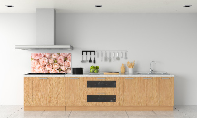 Spatplaat keuken Rozen