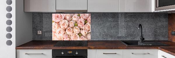 Spatplaat keuken Rozen