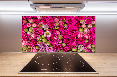 Keuken achterwand Rozen