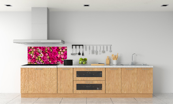 Keuken achterwand Rozen