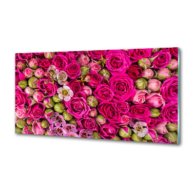 Keuken achterwand Rozen