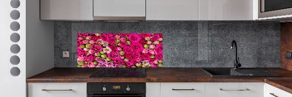Keuken achterwand Rozen