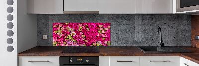 Keuken achterwand Rozen