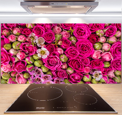 Keuken achterwand Rozen