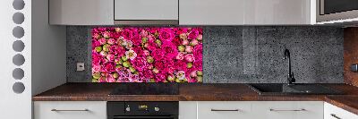 Keuken achterwand Rozen