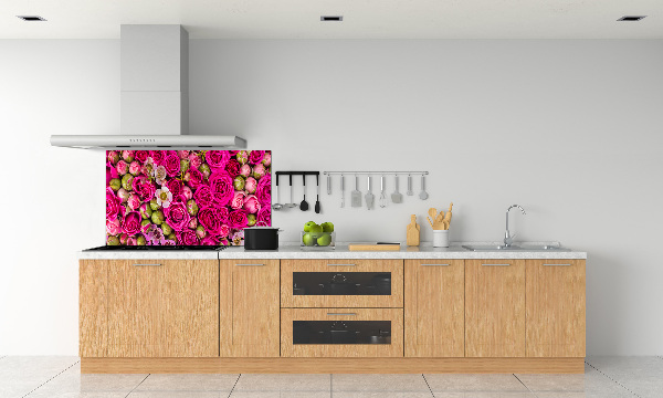 Keuken achterwand Rozen