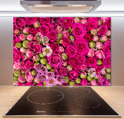 Keuken achterwand Rozen