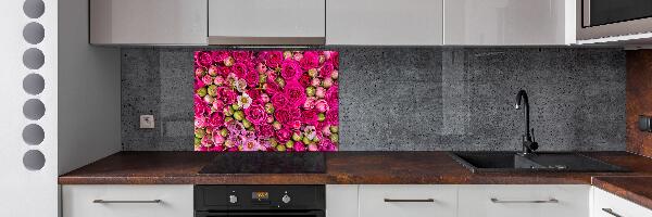 Keuken achterwand Rozen