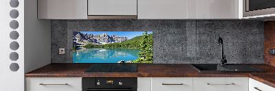 Spatplaat keuken Meer in de bergen