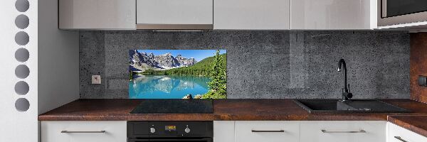 Spatplaat keuken Meer in de bergen