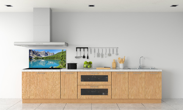 Spatplaat keuken Meer in de bergen