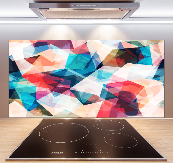 Spatscherm keuken Abstracte mozaïek