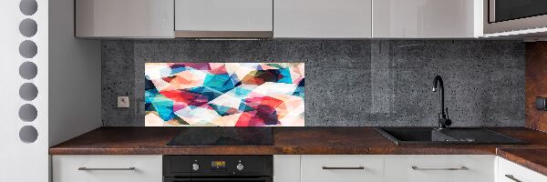 Spatscherm keuken Abstracte mozaïek