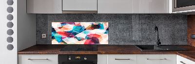 Spatscherm keuken Abstracte mozaïek