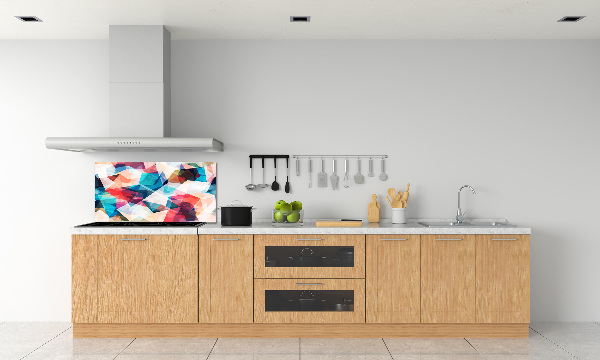 Spatscherm keuken Abstracte mozaïek