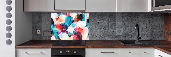 Spatscherm keuken Abstracte mozaïek