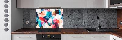 Spatscherm keuken Abstracte mozaïek