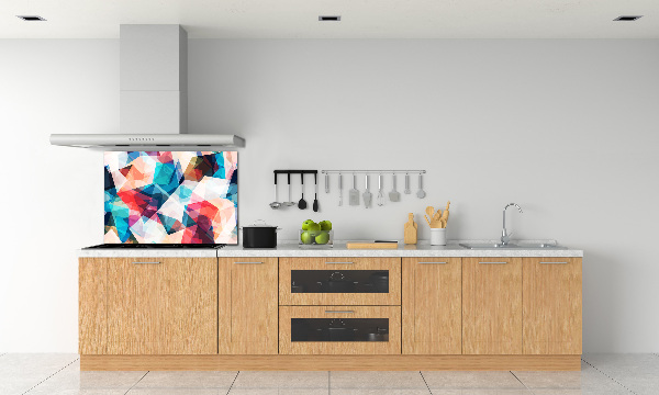 Spatscherm keuken Abstracte mozaïek
