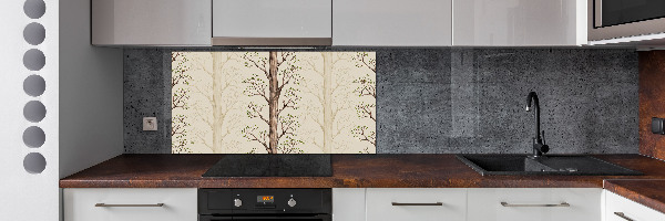 Spatplaat keuken Bomen