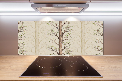 Spatplaat keuken Bomen