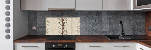 Spatplaat keuken Bomen
