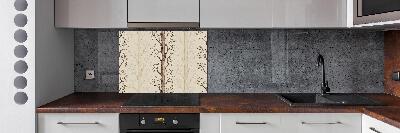 Spatplaat keuken Bomen