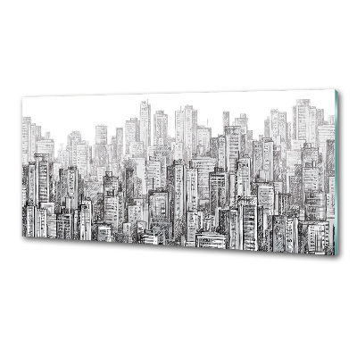 Panel do kuchni Drapacze chmur