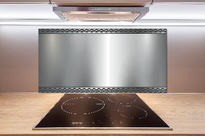 Spatplaat keuken Metalen achtergrond