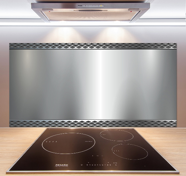 Spatplaat keuken Metalen achtergrond