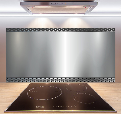 Spatplaat keuken Metalen achtergrond