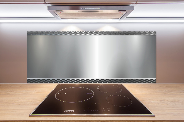 Spatplaat keuken Metalen achtergrond
