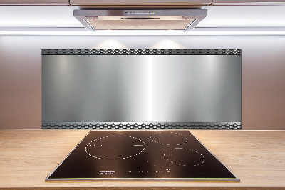 Spatplaat keuken Metalen achtergrond