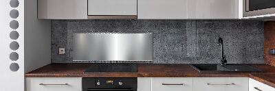 Spatplaat keuken Metalen achtergrond