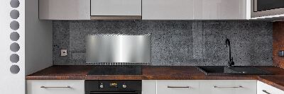 Spatplaat keuken Metalen achtergrond